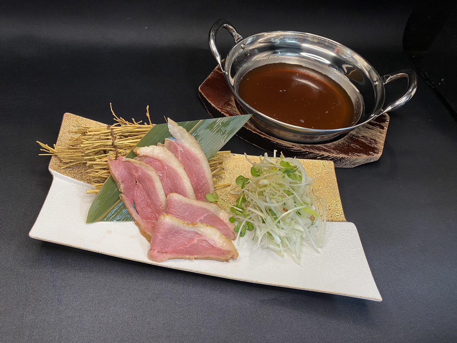 出汁が旨い！鴨シャブ